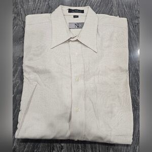 Signia Men's Light Tan Dress Shirt